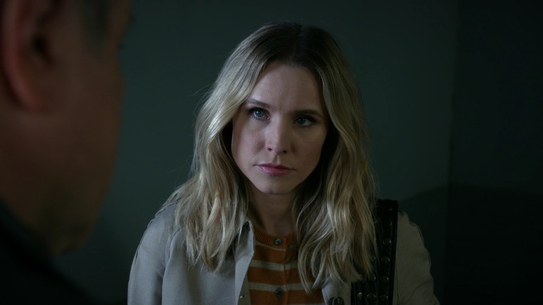 Veronica Mars stares intently