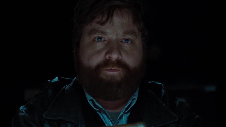 Zach Galifianakis staring blankly ahead