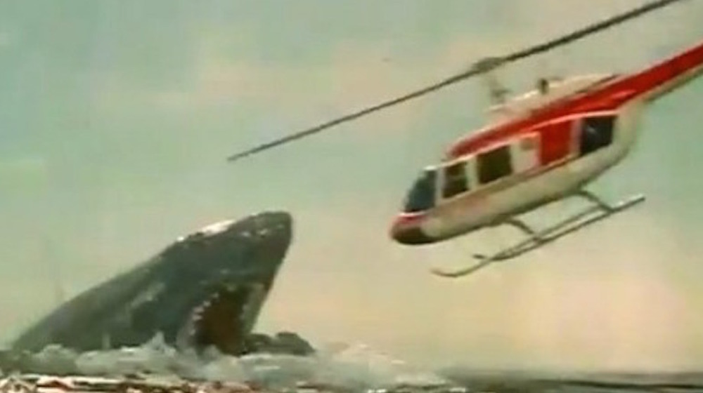 Shark vs. helicopter in Aatank