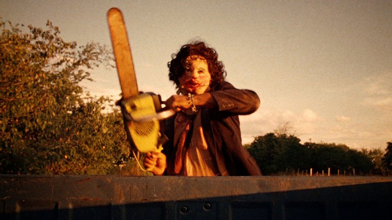 Leatherface swings his chain saw