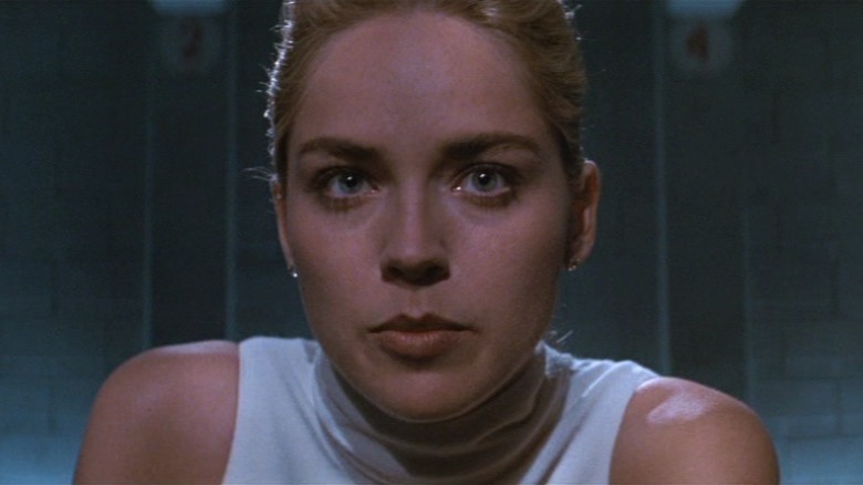 Sharon Stone as Catherine Tramell in Basic Instinct