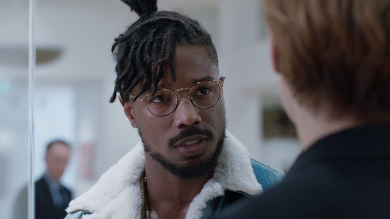 Michael B. Jordan as Erik Killmonger in Black Panther