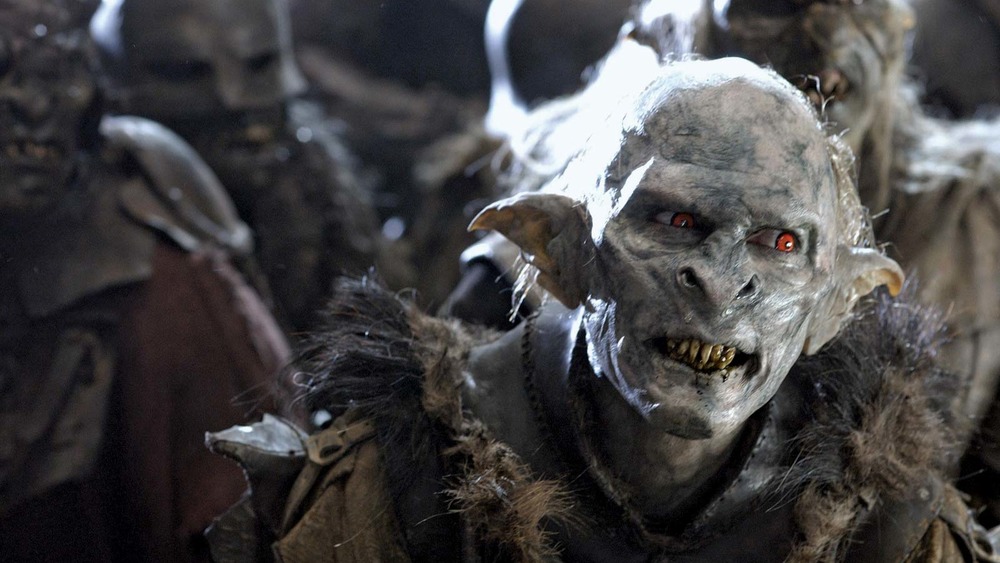 Orc grinning