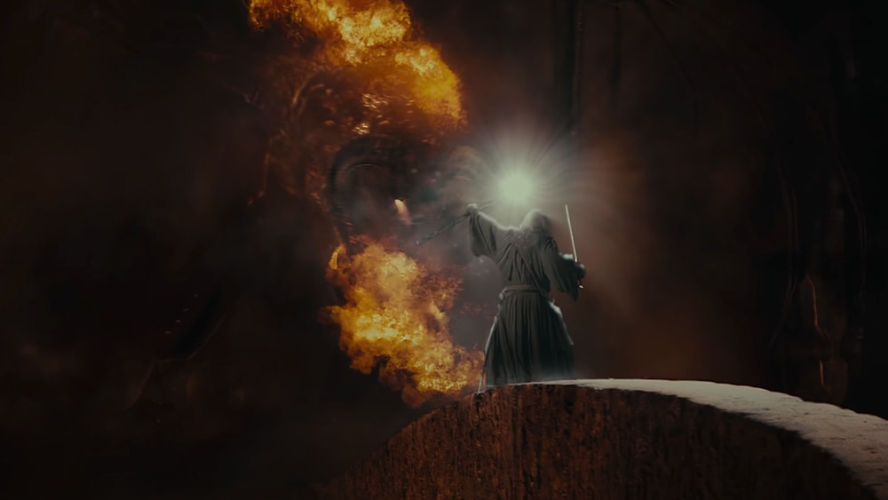 Gandalf fights the Balrog