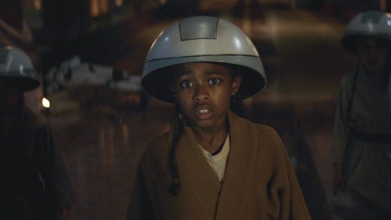 youngling Reva in helmet