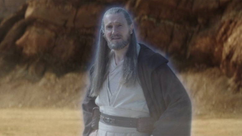 Qui-Gon Jinn as a force ghost