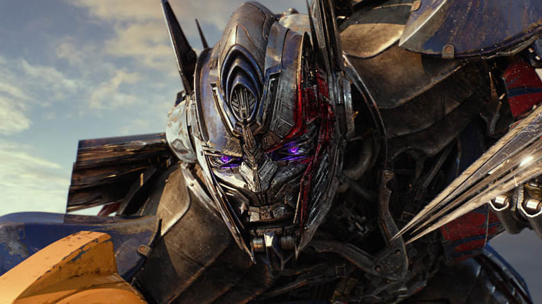 Nemesis Prime stares