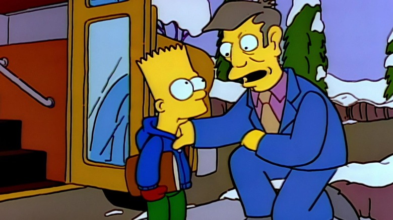 Bart and Seymour Skinner 