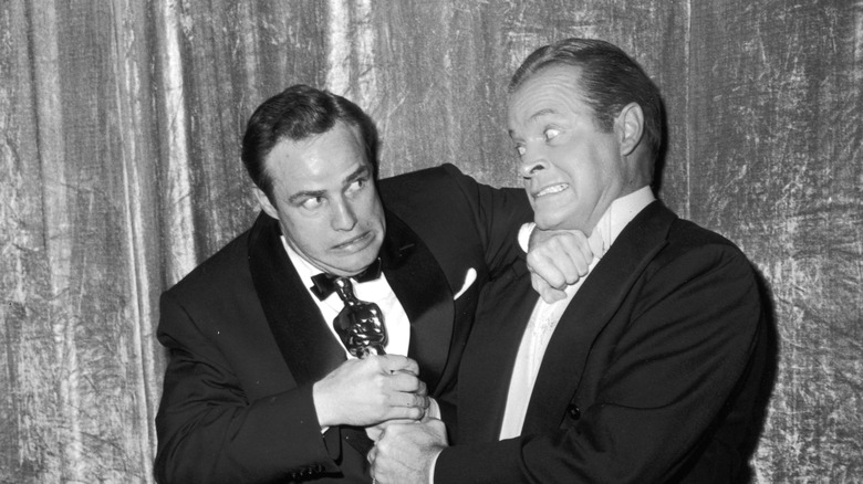 Marlon Brando and Bob Hope