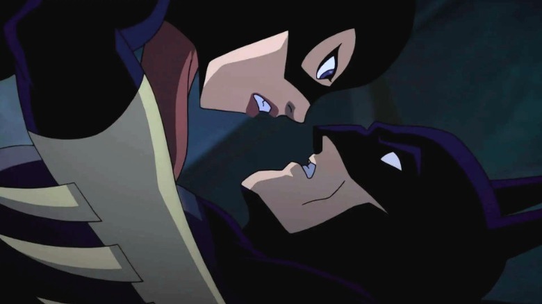 batgirl on top of batman