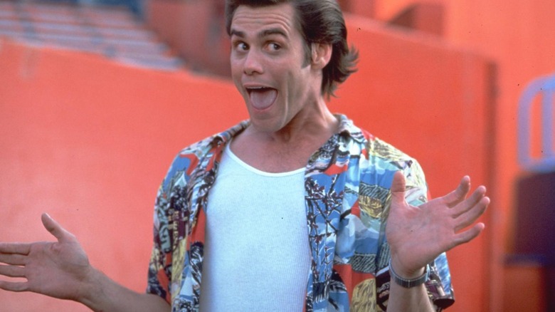 Jim Carrey getting zany