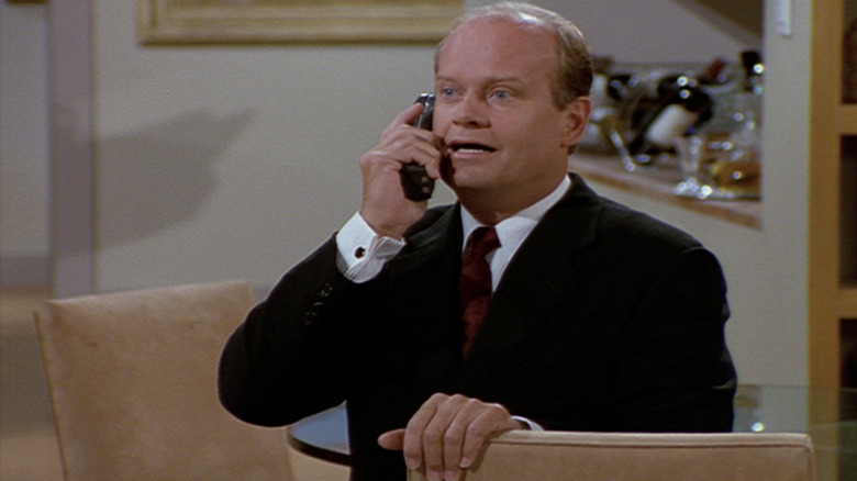 Frasier on the phone