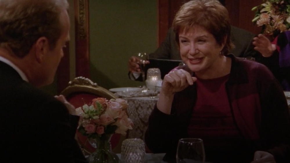 Frasier talking with Julia Sweeney 