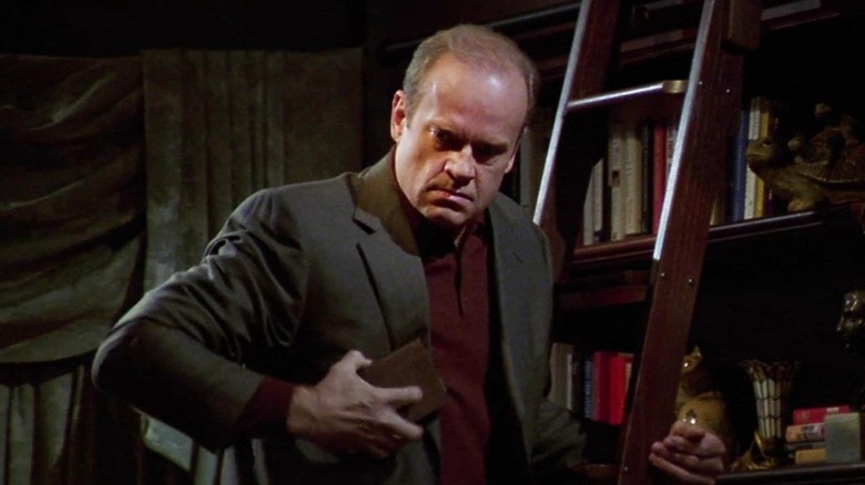 Frasier climbing library ladder