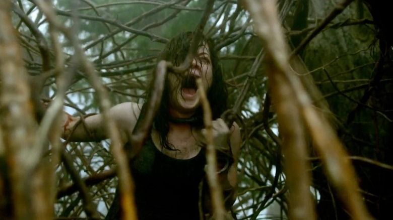 Jane Levy assaulted by trees