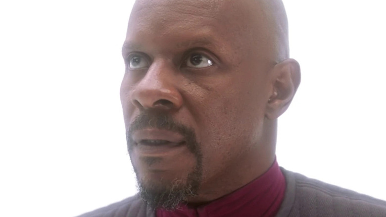 Sisko in the celestial temple