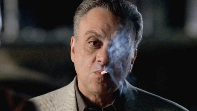 Johnny Sack smokes