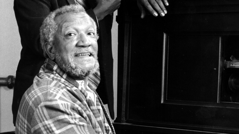 Redd Foxx playing piano