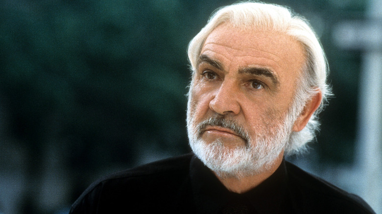 Sean Connery staring