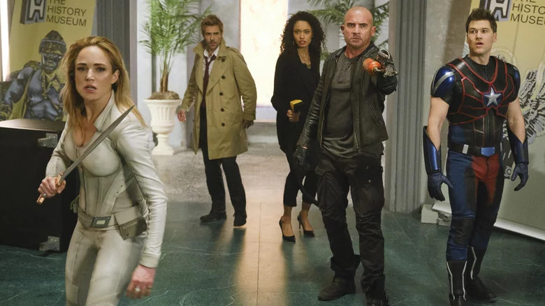 Legends of Tomorrow cast in action