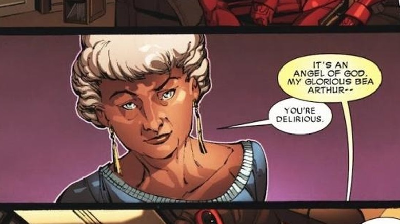 Bea Arthur talking to Deadpool