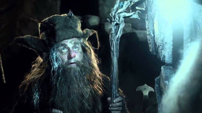 Radagast and Gandalf in the Nazgûl's tomb