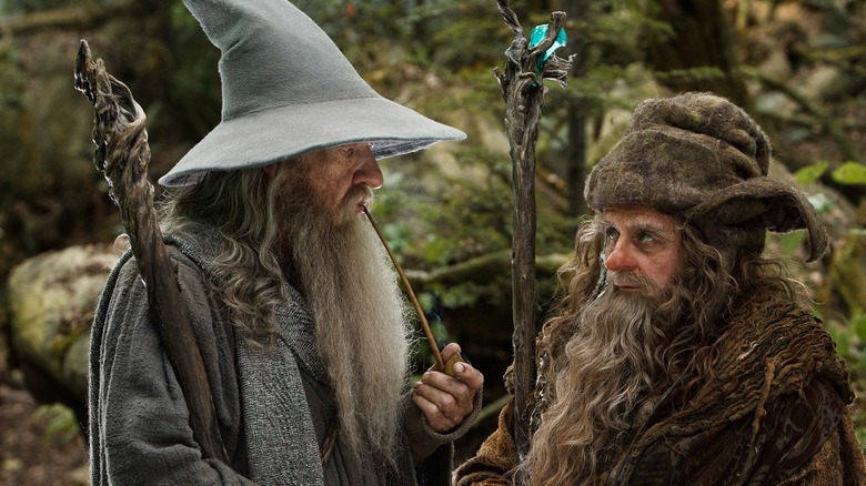 Gandalf and Radagast in "The Hobbit" trilogy