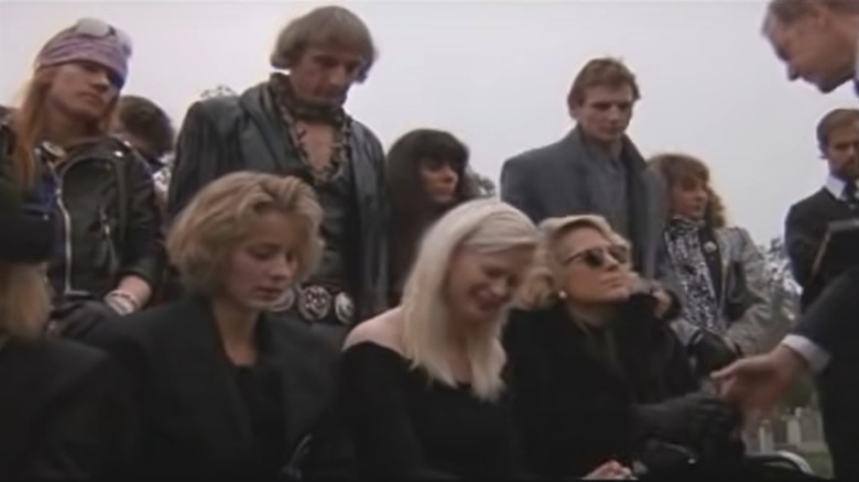 Guns N' Roses at a funeral