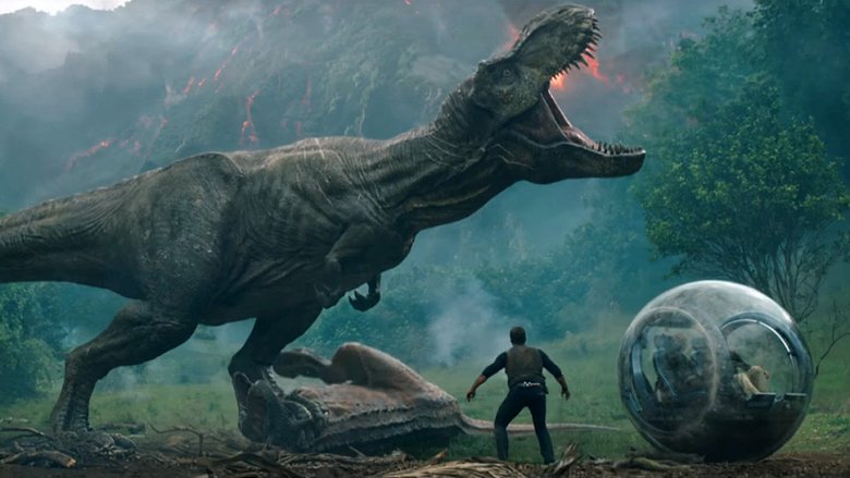 Scene from Jurassic World: Fallen Kingdom