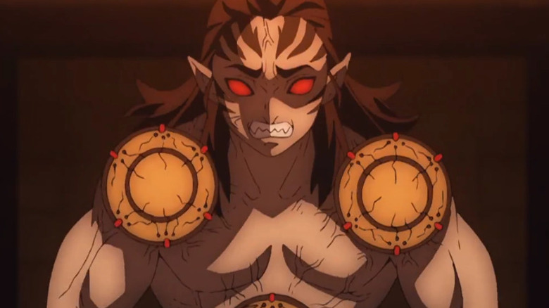 Kyogai the Drum Demon in Demon Slayer