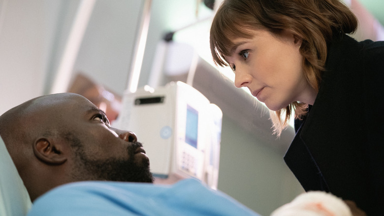 David laying in hospital bed 