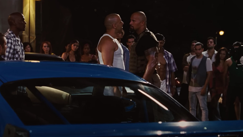 The Rock and Vin Diesel square up 