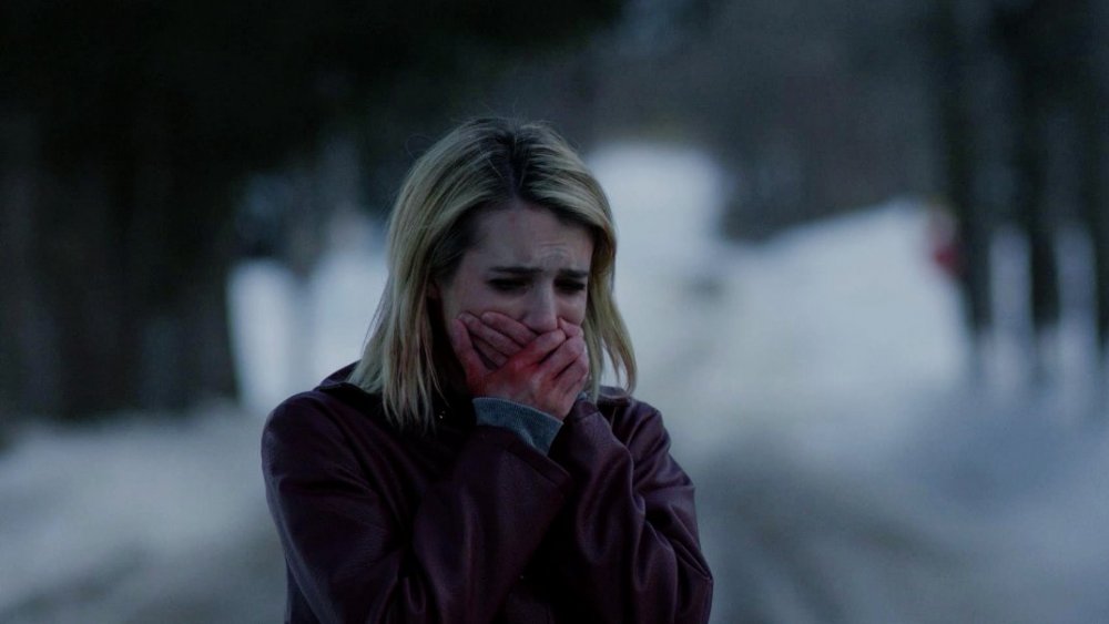 Emma Roberts crying