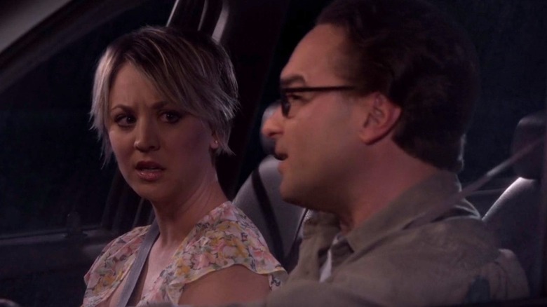 Penny looking disgusted at Leonard