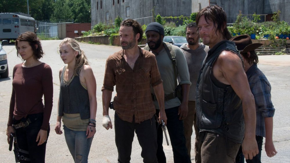 The cast of AMC's The Walking Dead