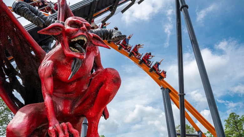 Jersey Devil Coaster at Six Flags Great Adventure in New Jersey