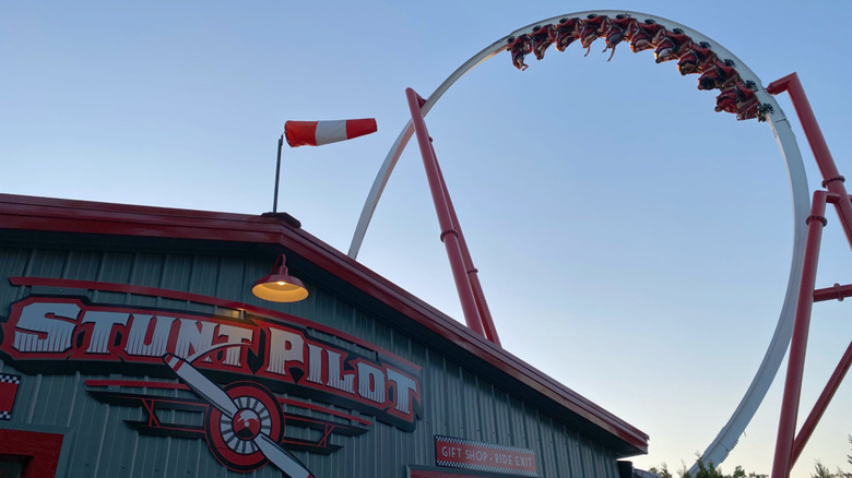 Stunt Pilot coaster at Silverwood in Idaho