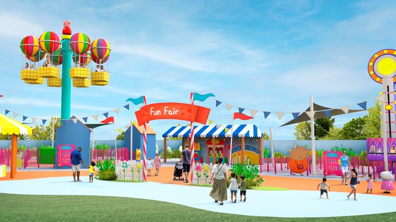 The Fun Fair at the Peppa Pig Theme Park in Florida