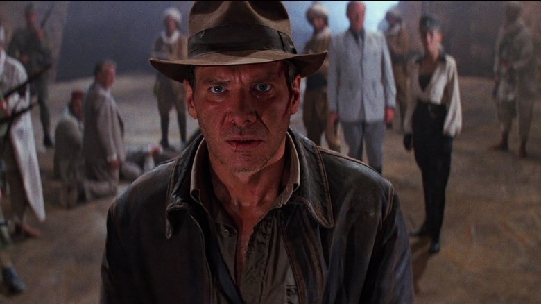 Indiana Jones looking concerned