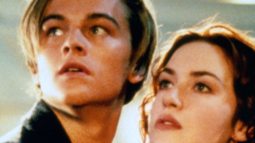 (from left to right) Leonardo DiCaprio and Kate Winslet in Titanic