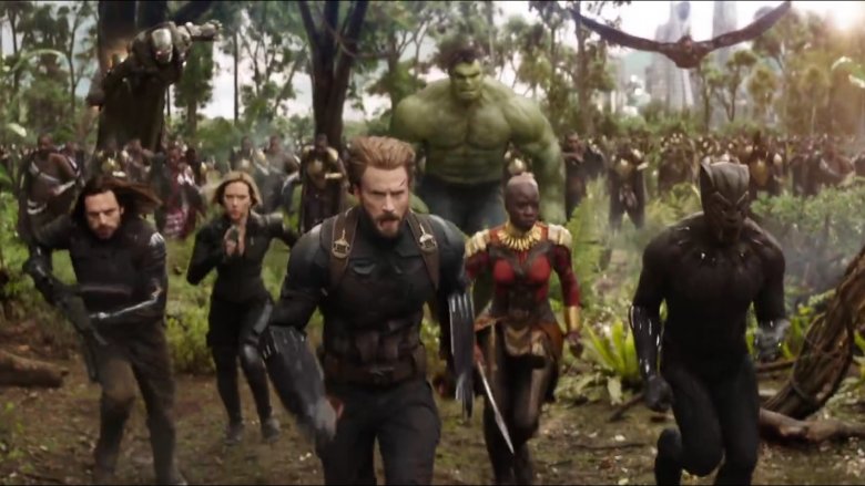 Scene from Avengers: Infinity War