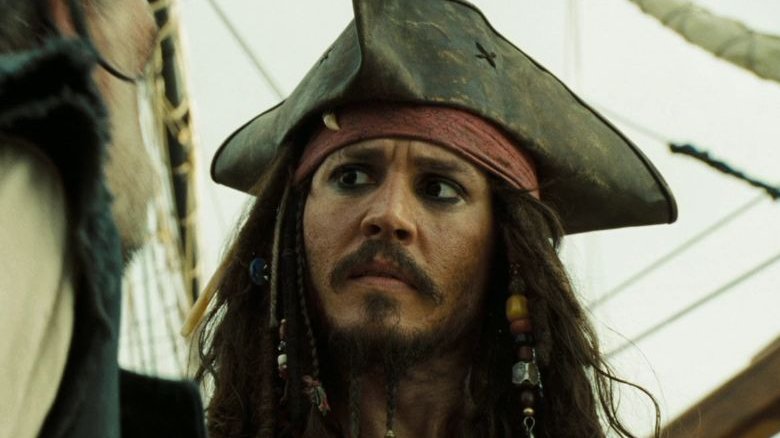 Johnny Depp in Pirates of the Caribbean 