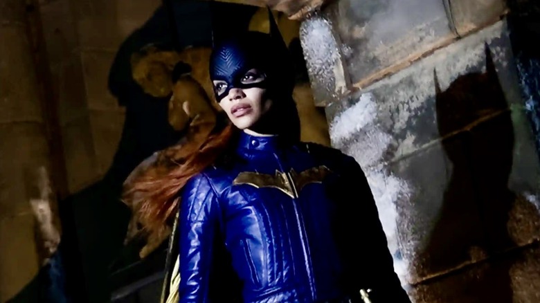 Batgirl staring