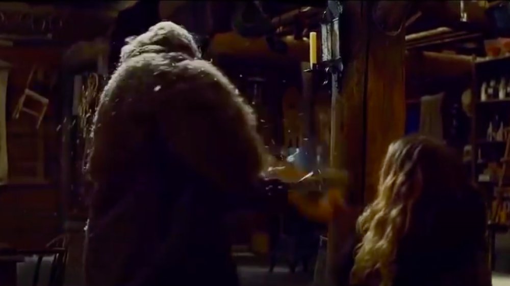 Kurt Russell breaking an antique guitar in The Hateful Eight