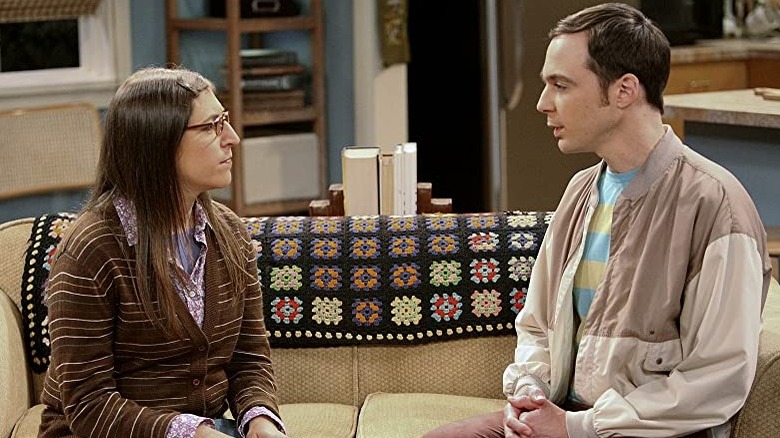 Sheldon and Amy talking