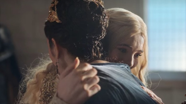 Ciri hugs Calanthe