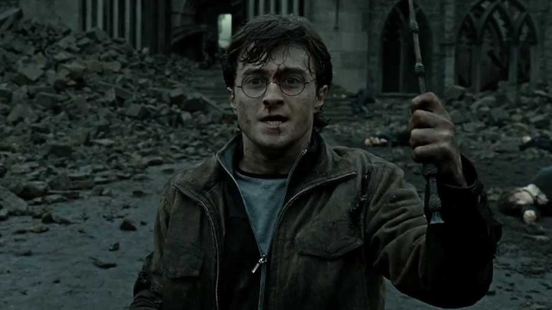 Harry Potter after battle 