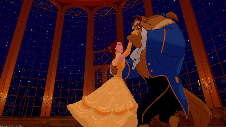 Belle dances with Beast