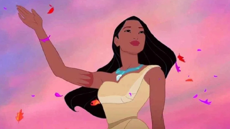 Pocahontas waving