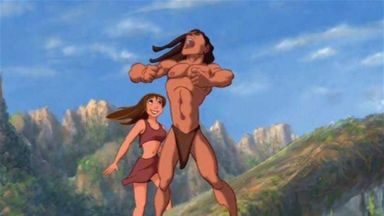 Tarzan yelling